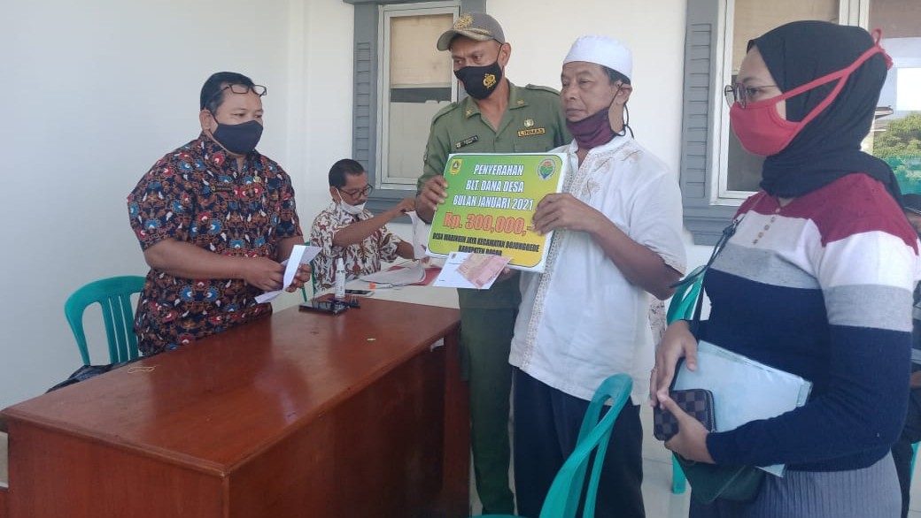 Waringin Jaya, Bojonggede, Bansos, Bansos Tunai, BST