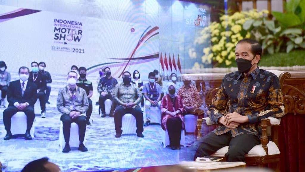 Jokowi Buka Indonesia International Motor Show Tahun 2021 Presiden Jokowi, Motor Show, IIMS,