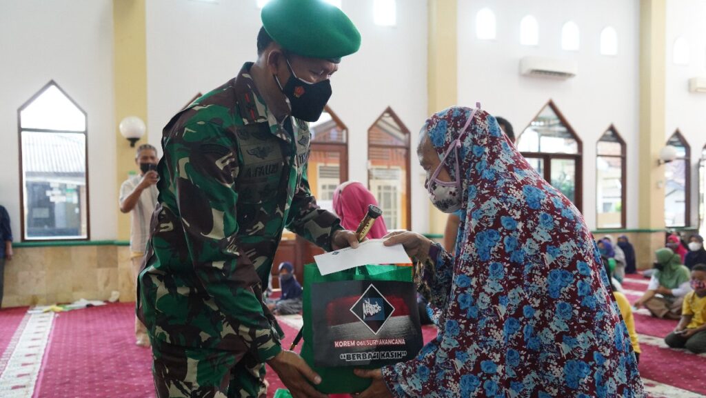 Berkah Ramadhan, Danrem Suryakencana Santuni Anak Yatim dan Dhuafa Ramadhan, Danrem Suryakencana, Anak Yatim, Dhuafa