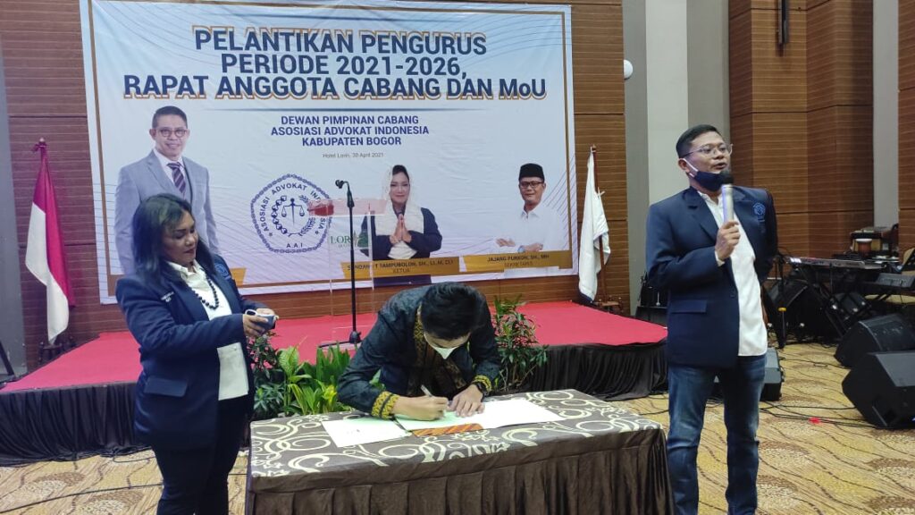Usai Dilantik, AAI Bogor MoU dengan Sejumlah Lembaga AAI, AAI Bogor, MoU, Lembaga