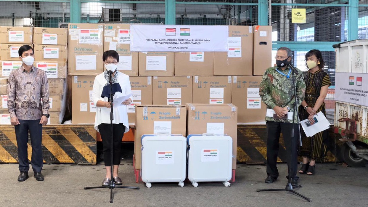 Pemerintah Indonesia, Bantuan Covid-19, Penanganan Covid-19, Covid-19 India, India