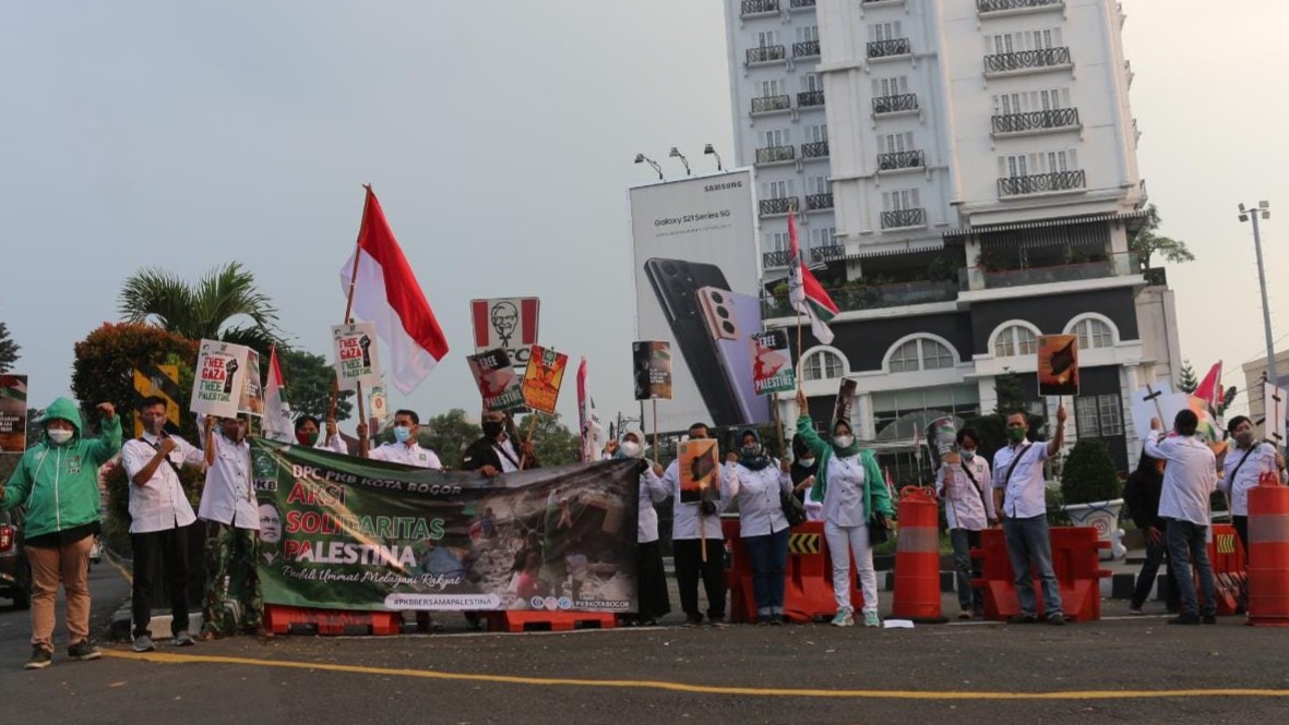 PKB, PKB Kota Bogor, Aksi Solidaritas, Palestina