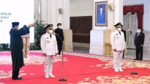 Presiden Lantik Pasangan Gubernur Kalteng Periode 2021-2024 Presiden Jokowi, Gubernur Kalteng, Kalimantan Tengah