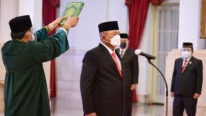Presiden Lantik Ganip Warsito sebagai Kepala BNPB Presiden Jokowi, Ganip Warsito, Kepala BNPB, BNPB