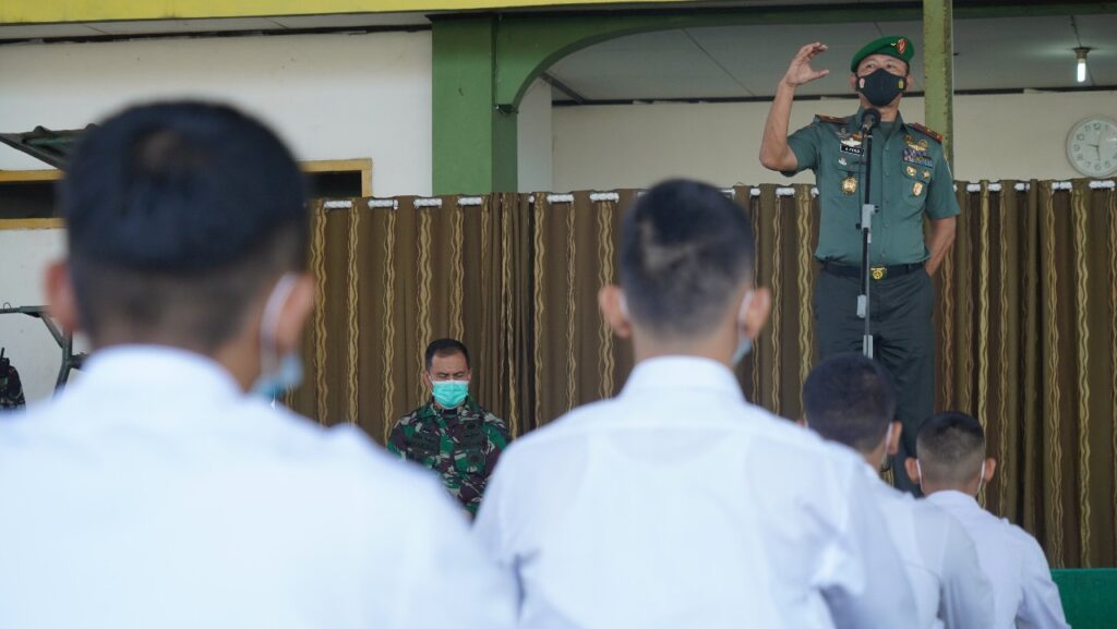 Danrem Berikan Pembekalan kepada Calon Taruna Akmil Tahun 2021 Danrem 061, Pembekalan, Taruna, Akmil,