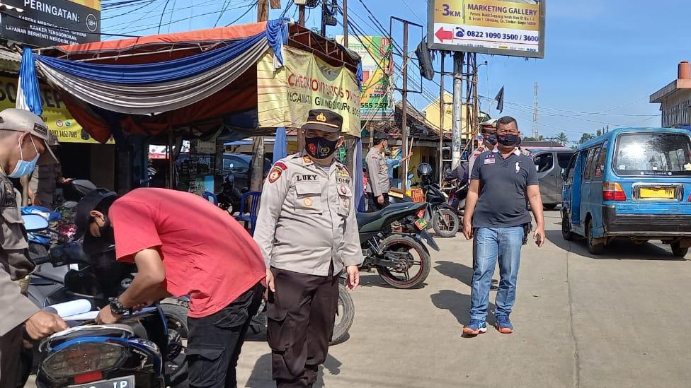 PPKM Mikro, Polsek Gunungsindur, Warga Gunungsindur, Protokol Kesehatan