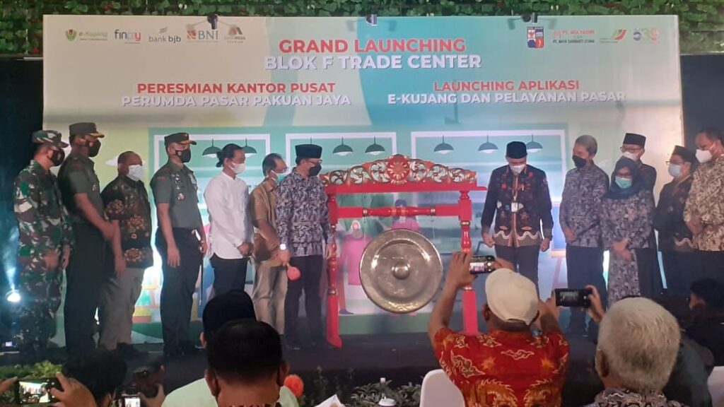 Walikota Bogor, Peresmian Blok F, Blok F Trade Center, Blok F, Perumda PPJ