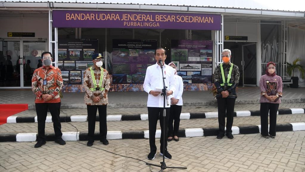 Presiden Harap Bandara Soedirman Tumbuhkan Ekonomi Daerah Presiden Jokowi, Bandara Soedirman, Ekonomi Daerah