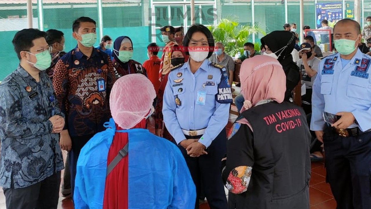 Rutan Cipinang, Vaksinasi, Warga Binaan