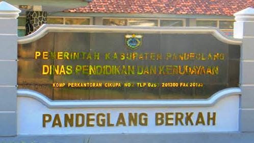 Pembangunan Sekolah, Pandeglang, KNPI, Dinas Pendidikan