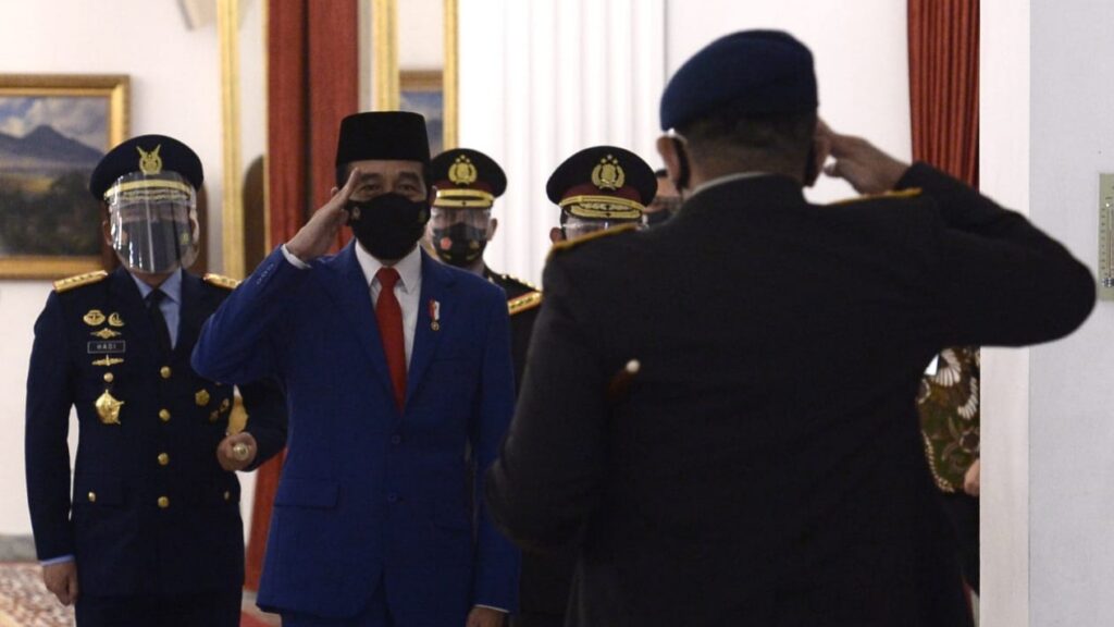 Presiden Apresiasi Peran Polri dalam Penanganan Pandemi Presiden Jokowi, HUT Bhayangkara, Apresiasi, Polri, Penanganan Pandemi