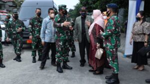 Cek Vaksinasi di Jagakarsa, Panglima TNI Tambahkan Nakes dari TNI-Polri Vaksinasi, Vaksinasi Covid-19, Jagakarsa, Kampung Budaya Betawi, Panglima TNI, Tenaga Kesehatan, TNI-Polri