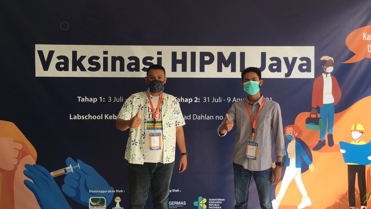 HIPMI Jaya, HIPMI PT Jaya, Program Vaksinasi, Vaksinasi Covid-19