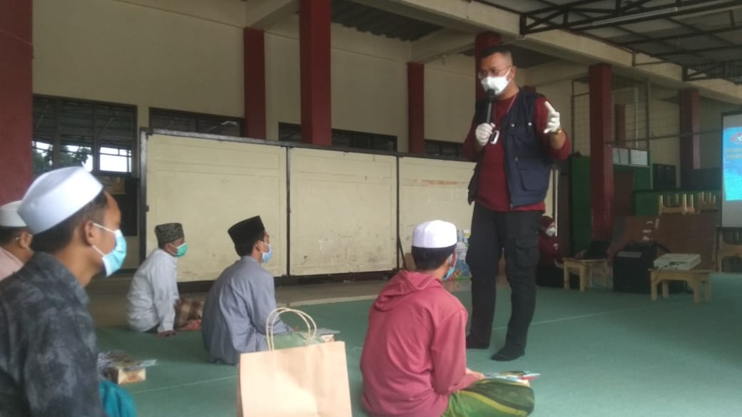 Tim Velox, BIN, Sosialisasi Covid-19, Pesantren Pagentongan, Al-Falakiyah