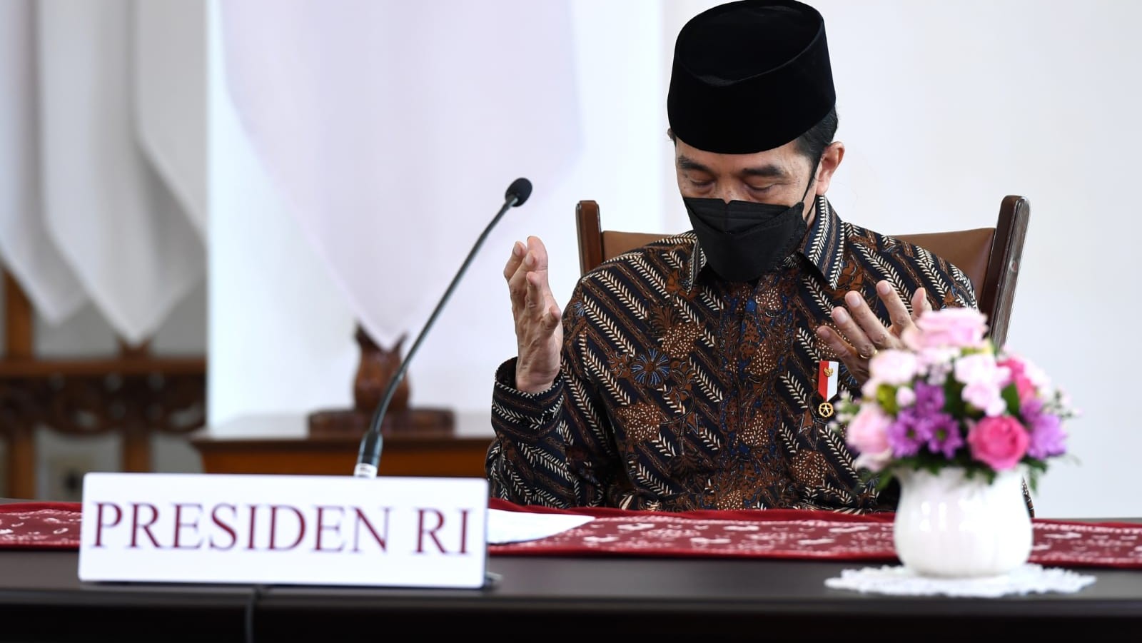 Virus Corona, Presiden Jokowi, Doa Bersama, Doa dari Rumah, #PrayForHome