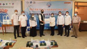 Dirut PPJ Terima 5 Ton Ikan untuk Bantu Warga Isoman Dirut PPJ, Perumda PPJ, Ikan, Isoman, KPP,