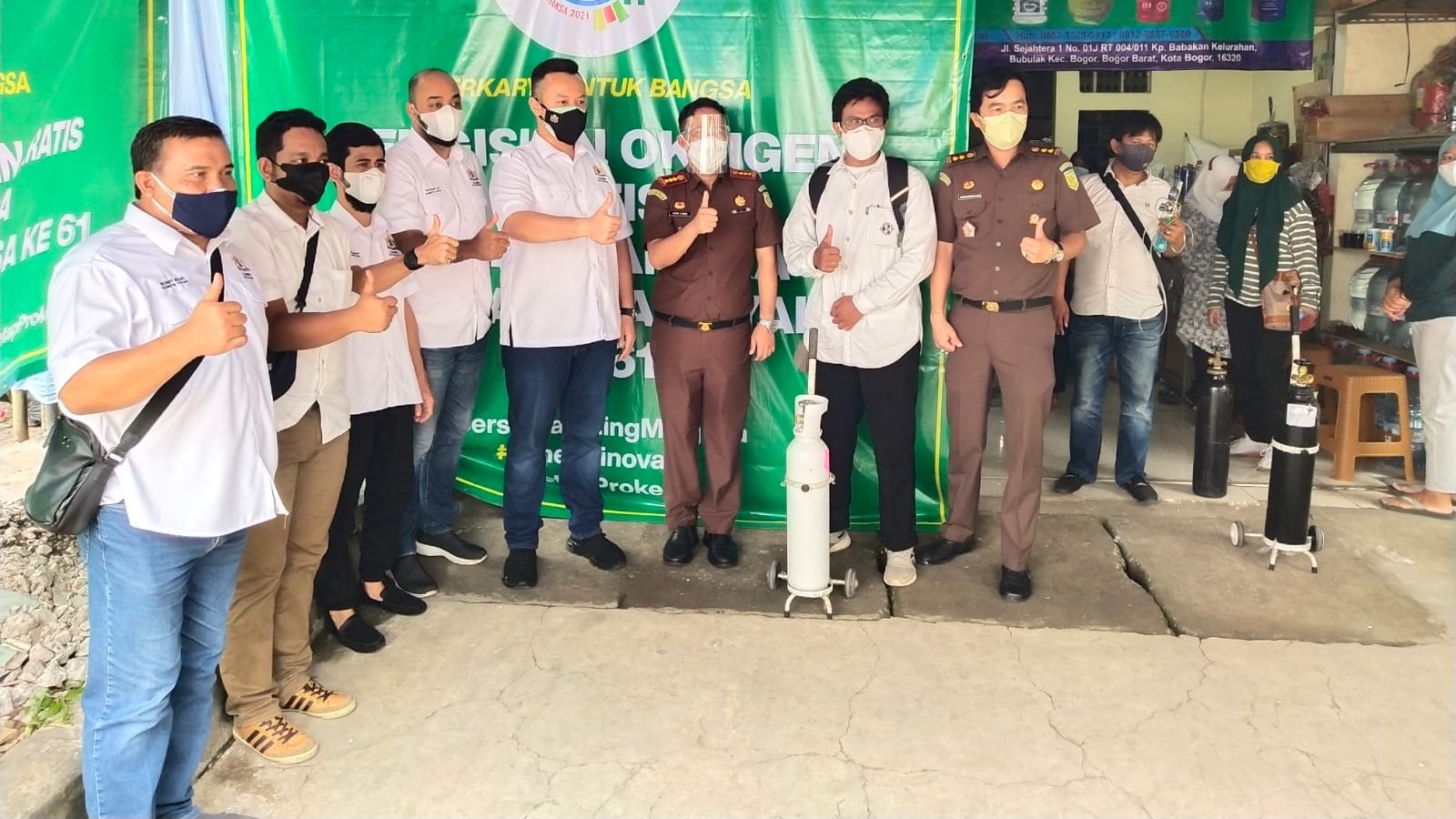 Kolaborasi, Kadin Kota Bogor, Kejari Kota Bogor, Oksigen, Warga Bogor