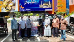 Bank Sumut Serahkan 7,5 Ton Beras Untuk Warga Terdampak PPKM Bank Sumut, DD Wapada, Beras, Terdampak PPKM