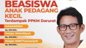 KAHMIPreneur dan Sandi Berbagi Beasiswa Bagi untuk Anak Pedagang KAHMIPreneur, KAHMI, Sandiaga Uno, Beasiswa, Anak Pedagang, Pedagang