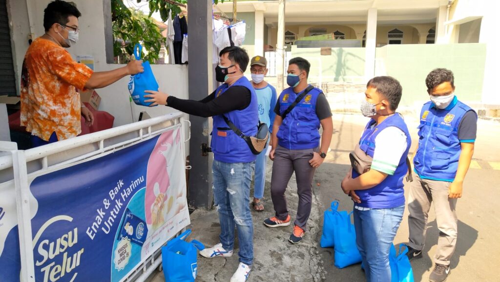 KNPI Bogor Timur Sebar Sembako bagi Warga Isoman, Isoman KNPI Bogor Timur, Sembako, Warga Isoman, Isoman
