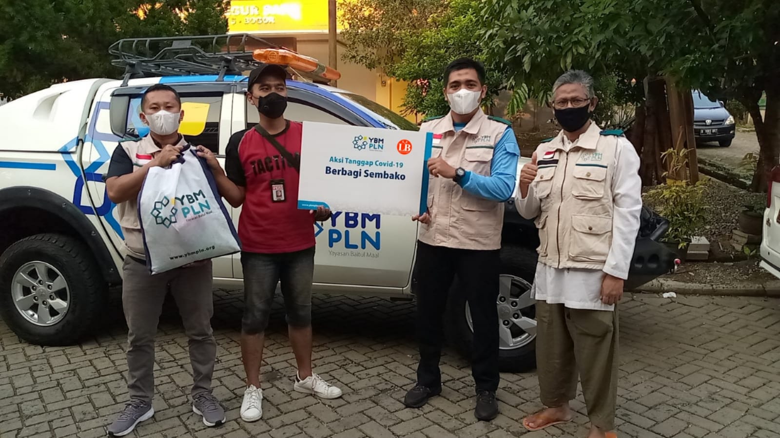 Liputan Bogor, YBM PLN, Sembako, Isoman