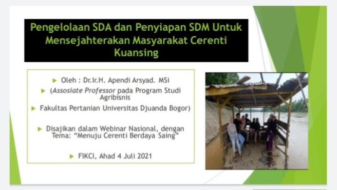 Danau Sikuran, Cerenti, dalam RTRW Kuansing, Usulan, Lubuak Larangan