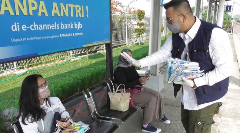 Sasar Stasiun Cibinong, BIN Fokus Sosialisasi 5M di Area Publik Stasiun Cibinong, BIN, Sosialisasi 5M, 5M, Area Publik