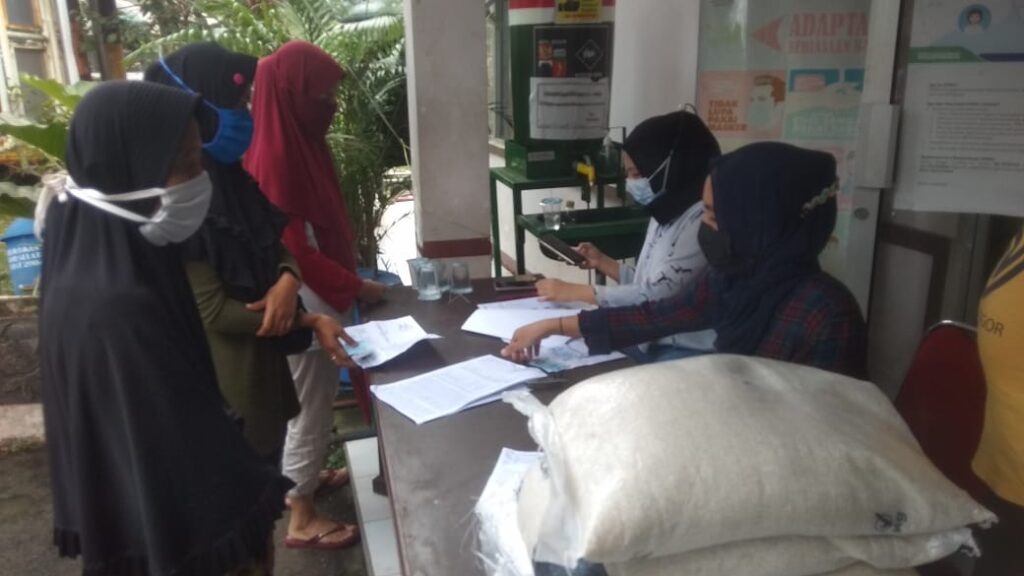 Tepat Sasaran, Warga Pakuan, Bogor Selatan, Bantuan Beras, Beras