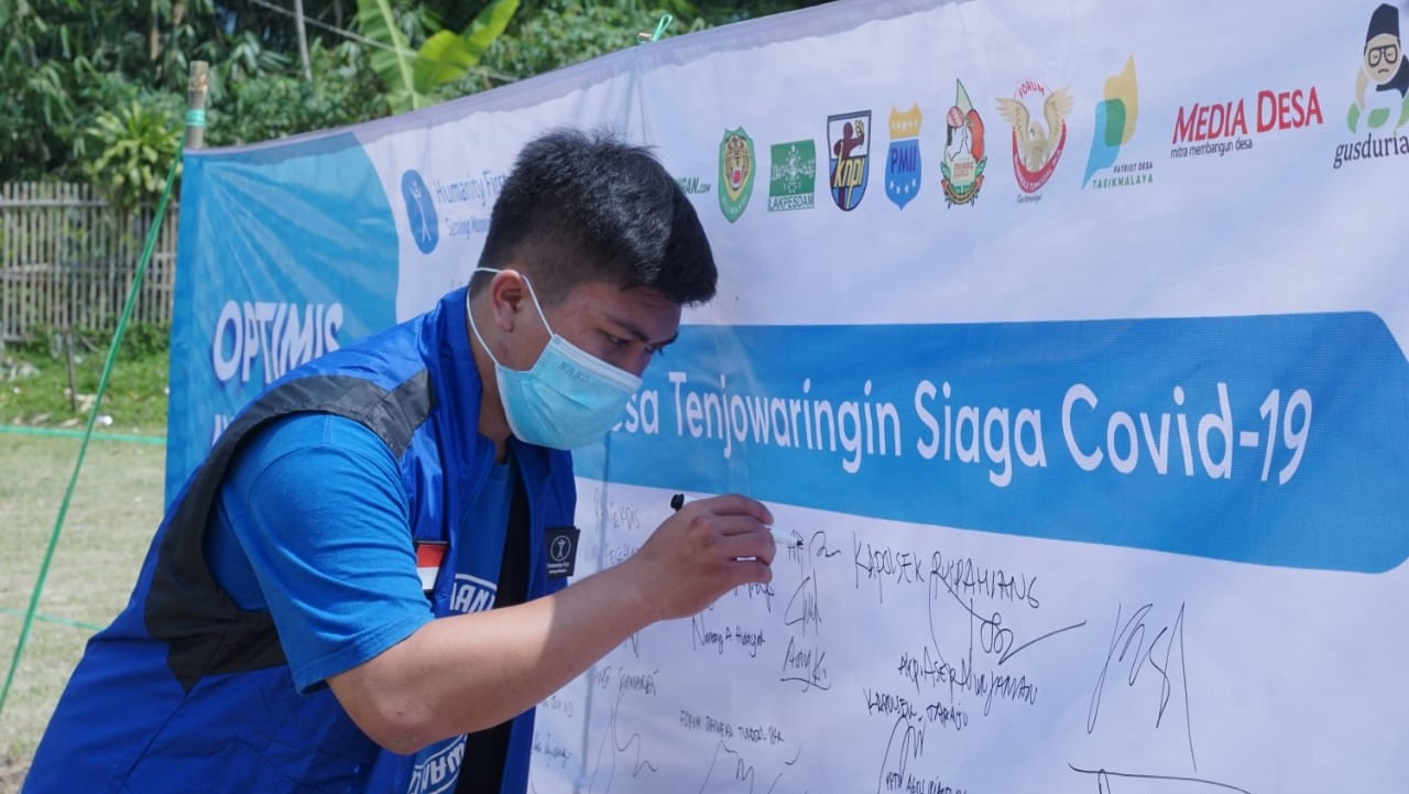 Vaksinasi, Desa Tenjowaringin, Deklarasi, Desa Siaga, Siaga Covid-19