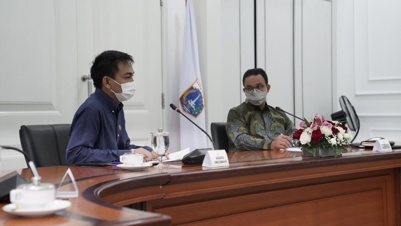 Ombudsman ORI, Laporan Masyarakat, DKI Jakarta, Gubernur DKI