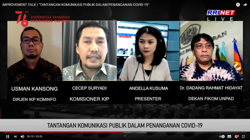 Cegah Hoax, KIP Dorong Badan Publik Terapkan Prinsip Keterbukaan Hoax, KIP, Badan Publik, Keterbukaan