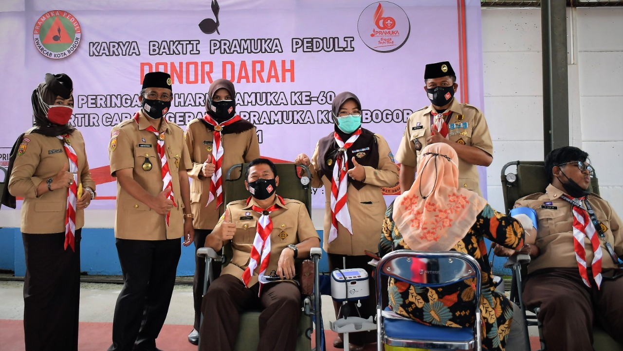 Dasa Dharma, Pramuka Kota Bogor, Donor Darah, Pramuka