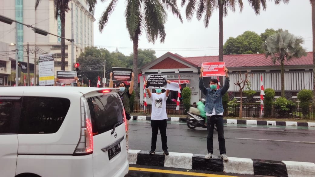 Aksi Mahasiswa, Mahasiswa Bogor, Tolak PPKM, Terpapar, Lapar