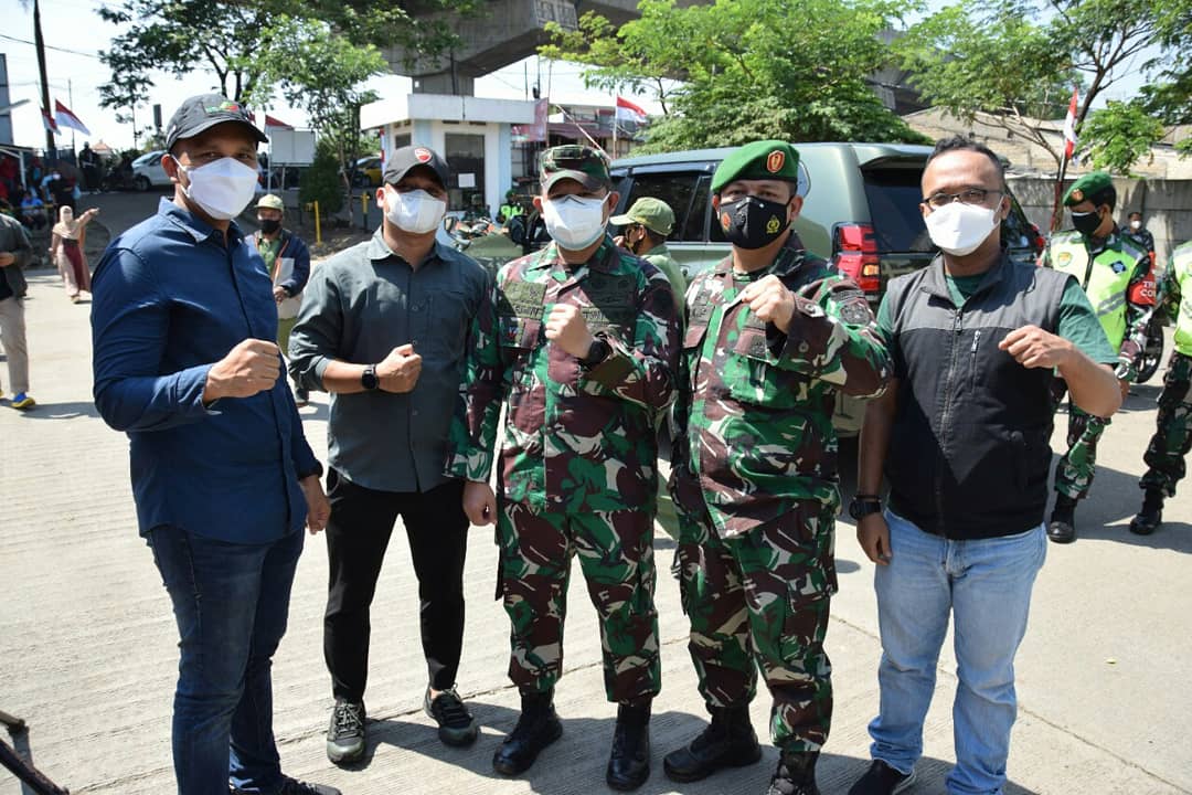 Perumda PPJ, Muzakkir, Terima Kunjungan Pangdam Siliwangi, Warga Isoman, Nugroho Budi Wiryanto