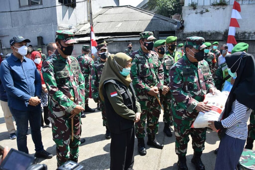 Perumda PPJ, Muzakkir, Terima Kunjungan Pangdam Siliwangi, Warga Isoman, Nugroho Budi Wiryanto