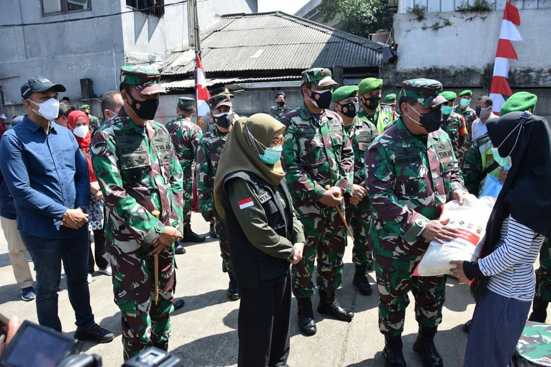 Perumda PPJ, Muzakkir, Terima Kunjungan Pangdam Siliwangi, Warga Isoman, Nugroho Budi Wiryanto