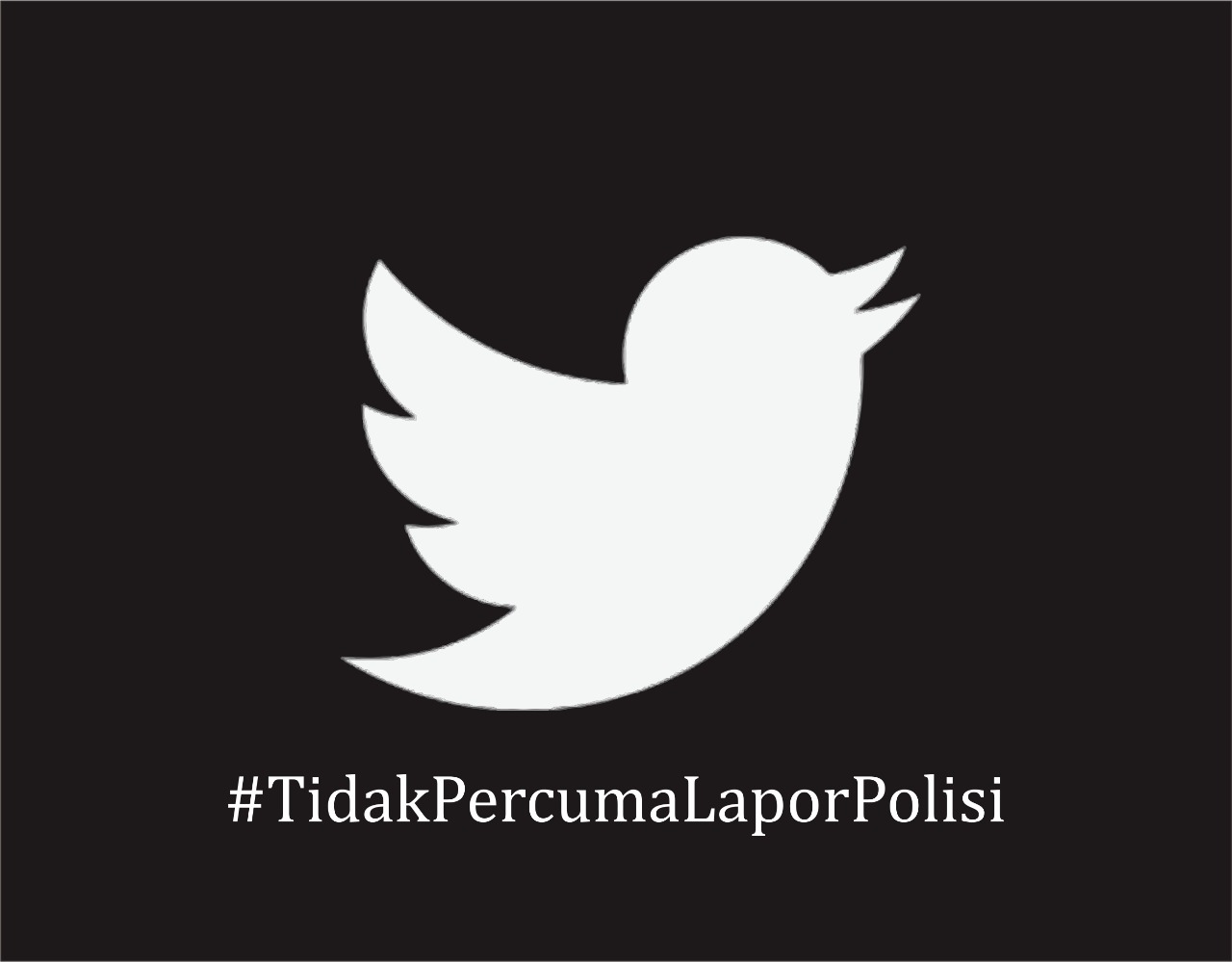 #TidakPercumaLaporPolisi, #PercumaLaporPolisi, Dinal Gusti, Polisi