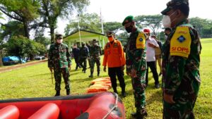 Hadapi Musim Penghujan, Korem 061 Gelar Latihan Penanggulangan Bencana Musim Penghujan, Korem 061, Latihan, Penanggulangan Bencana