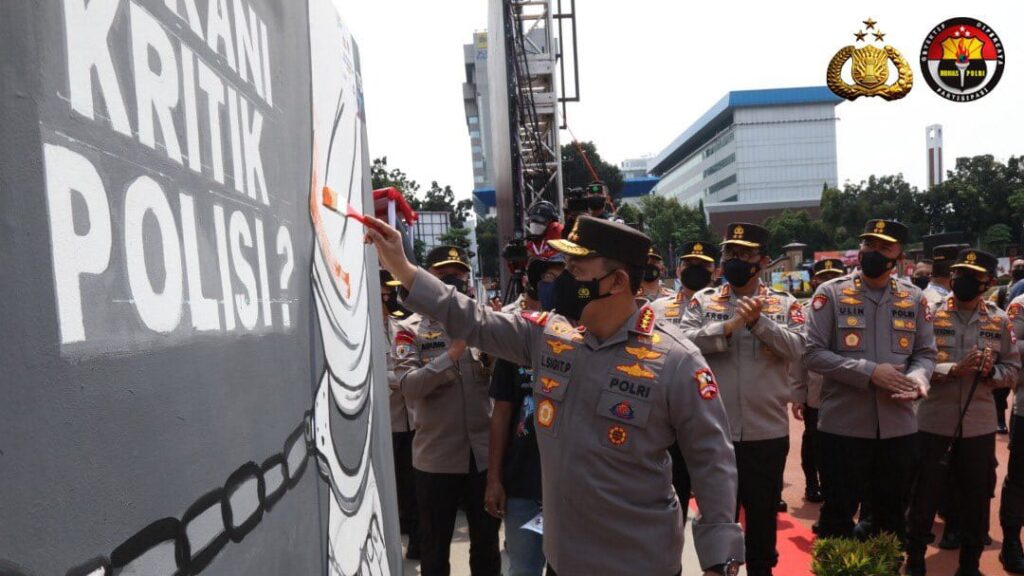Kapolri Listyo Sigit Prabowo, Mural dan Kebebasan Berekspresi Kapolri, Listyo Sigit Prabowo, Mural, Kebebasan Berekspresi