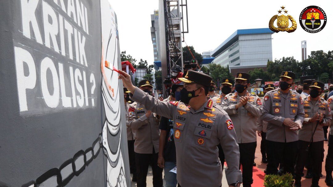 Kapolri, Listyo Sigit Prabowo, Mural, Kebebasan Berekspresi