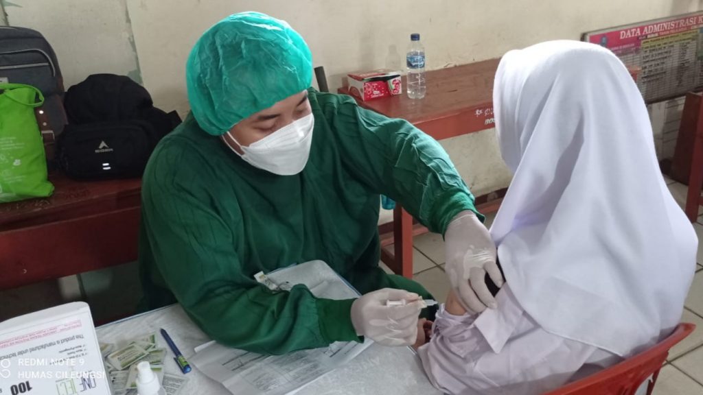 Polsek Cileungsi, Percepatan Vaksinasi, Vaksinasi Covid-19