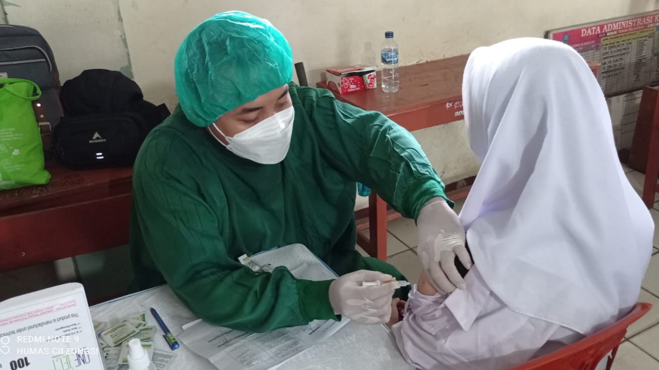 Polsek Cileungsi, Percepatan Vaksinasi, Vaksinasi Covid-19