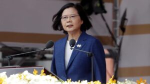Presiden Tsai Ing-wen Tegaskan Taiwan Tidak Akan Tunduk Kepada China Presiden Tsai Ing-wen, Tsai Ing-wen, Taiwan, China