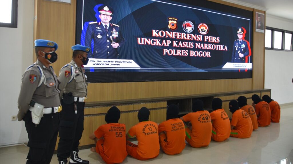 Polres Bogor, Kasus Narkotika, Penyalahgunaan Narkotika, Tersangka Ditangkap