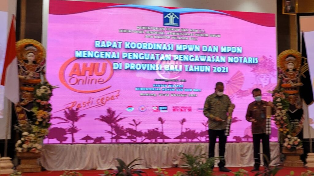 Dirjen AHU Minta Notaris Dampingi Pelaku UMK Mendirikan Perseroan Perorangan Dirjen AHU, Notaris, Pelaku UMK, Perseroan Perorangan