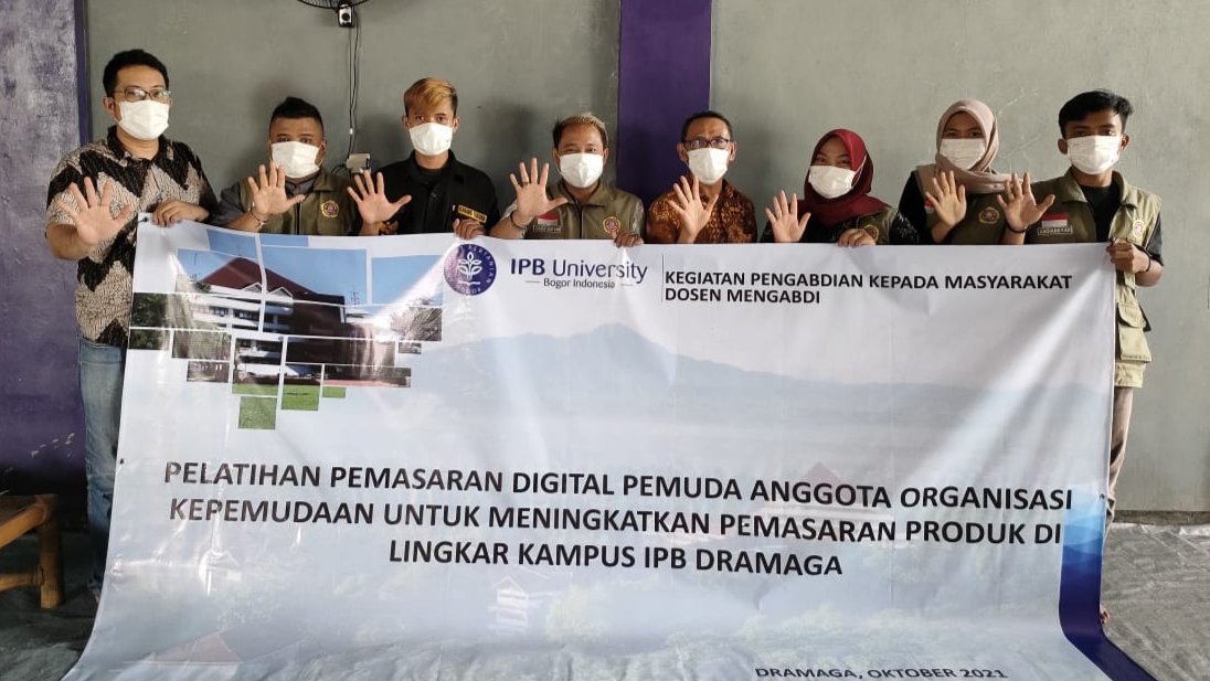 Dosen IPB, Pelatihan Pemasaran Digital, Karang Taruna, Karang Taruna Lingkar Kampus