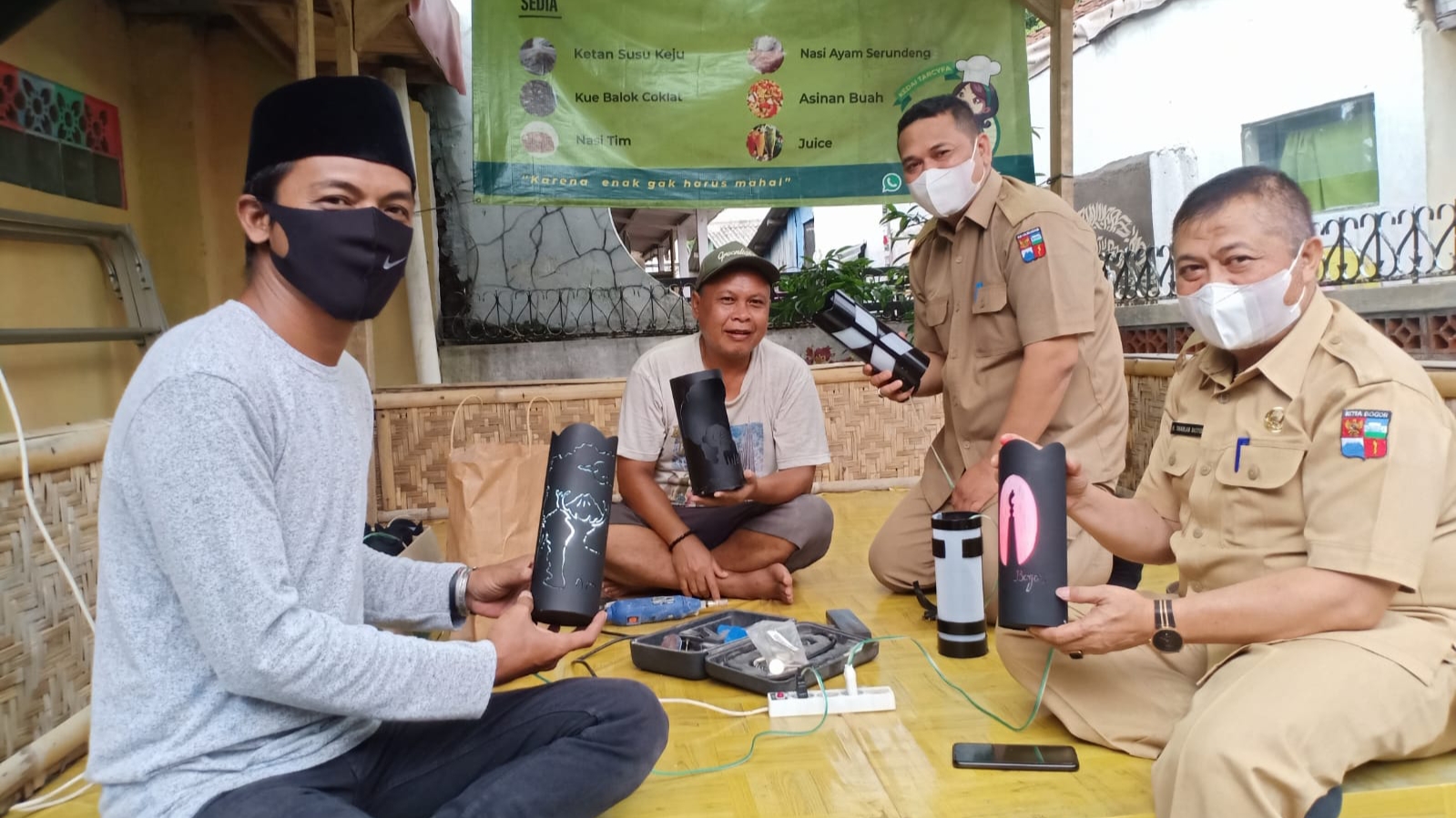 Bangkit dari Pandemi, Warga Harjasasri, Kelurahan Harjasari, Lampu, Ikon Kota Bogor