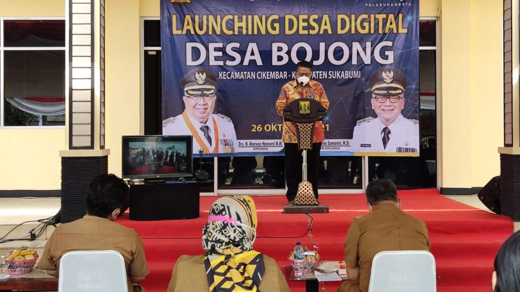 Wakil Bupati Sukabumi Launching Desa Bojong Sebagai Desa Digital Wakil Bupati Sukabumi, Desa Bojong, Sukabumi, Desa Digital