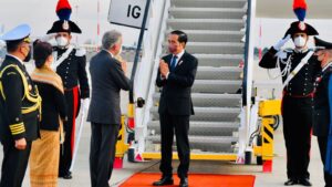 Presiden Jokowi Tiba di Italia, Hadiri KTT G20 Presiden Jokowi, Italia, KTT G20