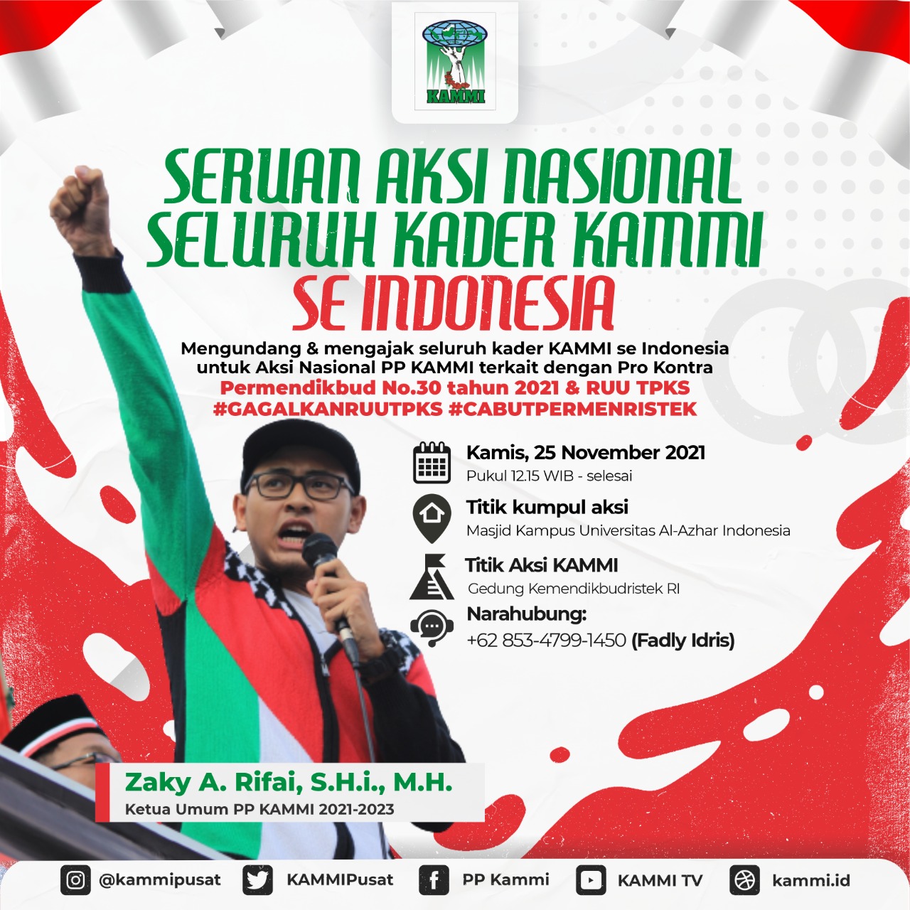 KAMMI, Demonstrasi, Permendikbud, RUU TPKS